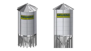 Trichtersilos mit Belüftungskonus Typ NLK 45°